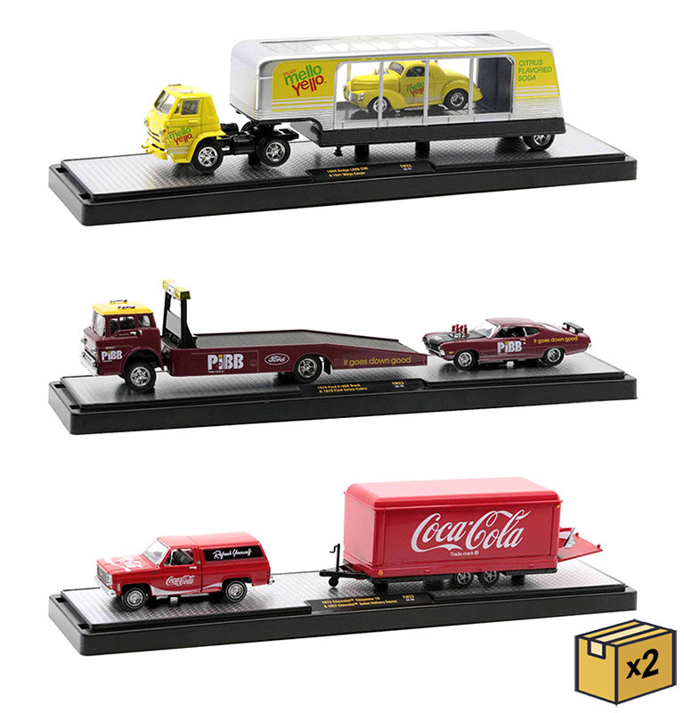 M2Machines 56000-TW23-CASE 1/64 Scale Auto-Haulers Coca-Cola Release TW23