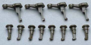 Piko 56080 HO Scale 1/87 Crankpins Dark Gray Set of 8+4