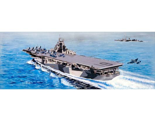 Trumpeter 5610 1/350 USS Hancock CV19 Aircraft Carrier