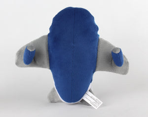 Daron Plush Toys MT027 Jet Blue Plush Airplane W/Sound