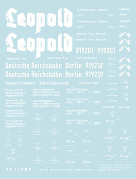 Archer Fine Transfers 35088 1/35 German Railgun Markings