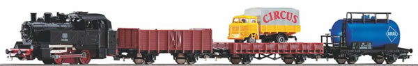 Piko 57113 HO Scale 1/87 Roadbed Steam Freight Starter Set