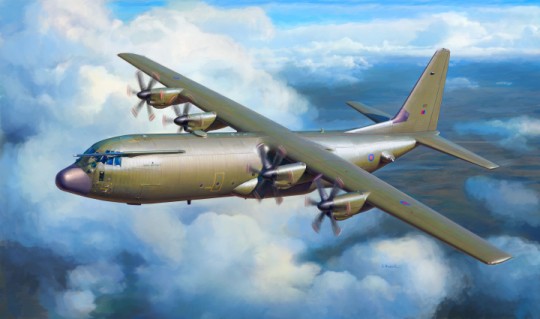 Zvezda 7324 1/72 C130J30 Heavy Transport Aircraft
