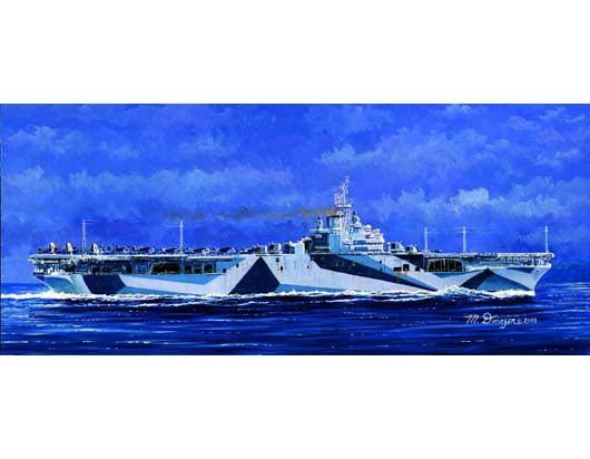 Trumpeter 5736 1/700 USS Ticonderoga CV14 Aircraft Carrier