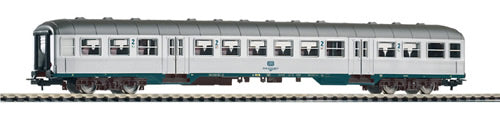 Piko 57654 HO Scale 1/87 Silver Coin Coach 2nd Cl. DB IV Beige/Blue