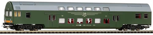 Piko 57685 HO Scale 1/87 Bi-Level Cab Car DBmqee DR IV Green