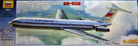 Zvezda 7013 1/144 IL62M Passenger Airliner