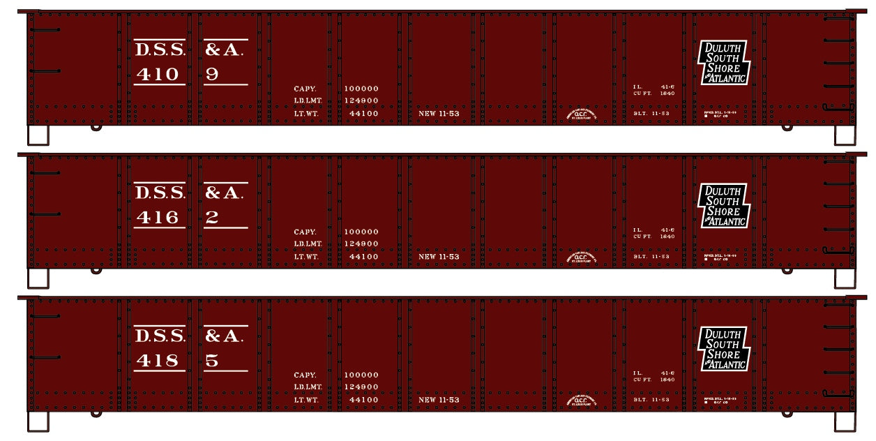 Accurail 3769 Ho 41'Steel Gondola Dss&A