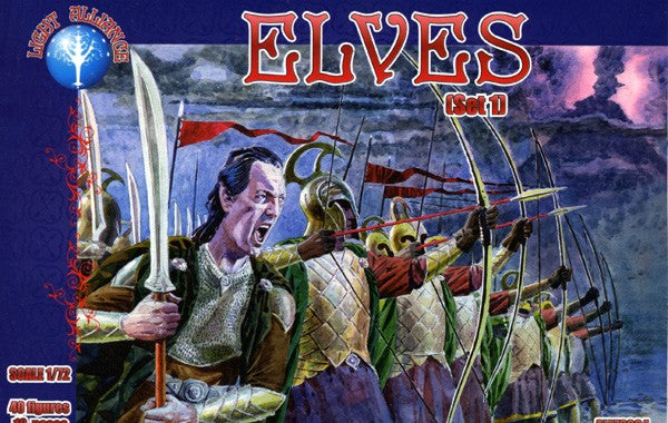 Alliance Figures 72004 1/72 Elves Set #1 Figures (40)