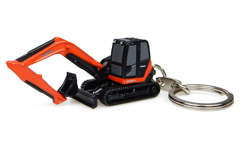 Universal Hobbies 5816  Scale Kubota KX080 Utility Excavator Key Ring