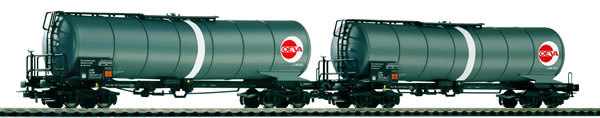 Piko 58228 HO Scale 1/87 2-Car Set Tank Cars "OEVA" ÖBB V