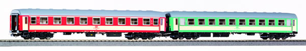 Piko 58394 HO Scale 1/87 2-Car Passenger Set 111A & 112A PKP V