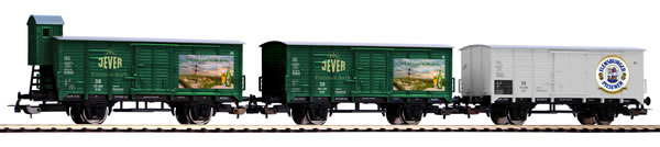 Piko 58398 HO Scale 1/87 3-Car Set Breweries of North Germany DB III