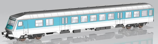 Piko 58523 HO Scale 1/87 ~Commuter Cab Car 2nd Cl. Wittenberg DB V Mint