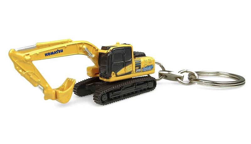 Universal Hobbies 5853  Scale Komatsu HB205LC Hybrid Excavator Key Ring