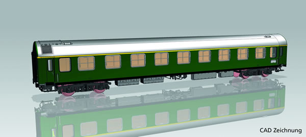 Piko 58550 HO Scale 1/87 Passenger Car Y Ame'69 DR IV
