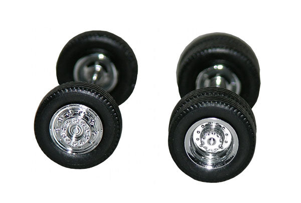 Promotex 5462 1/87 Scale Chrome Plated Wheels