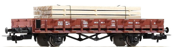 Piko 58713 HO Scale 1/87 Low-Side Gon Kkm3230 w/Lumber Load DR VI