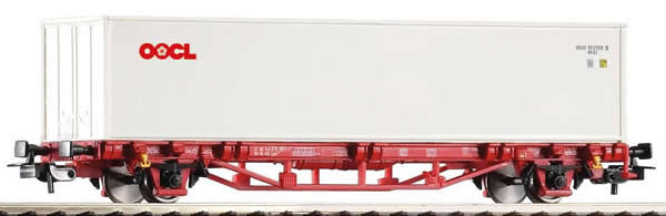 Piko 58754 HO Scale 1/87 Container Car w/2 20' Containers NS VI