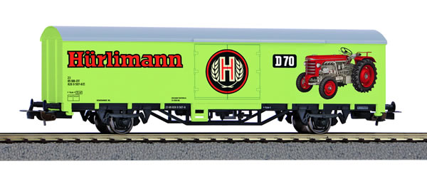Piko 58799 HO Scale 1/87 Boxcar "Hürlimann Tractors" SBB VI