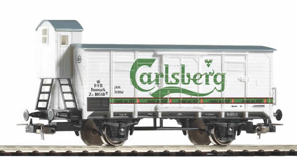 Piko 58934 HO Scale 1/87 G02 Boxcar w/Brake Cab Carlsberg DSB III