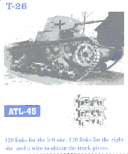 Friulmodel 45 1/35 T26 Track Set (240 Links)