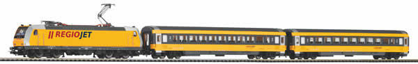 Piko 59021 HO Scale 1/87 Roadbed SmartControl light Regiojet VI Pass Starter Set