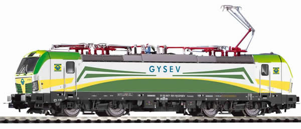 Piko 59089 HO Scale 1/87 ~Vectron Electric w/4 Pans Gysev VI