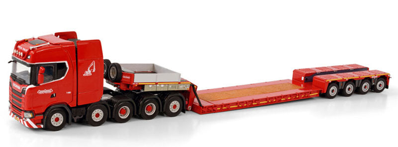 WSI 5927176 1/50 Scale Nooteboom Red Line - Scania