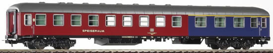 Piko 59625 HO Scale 1/87 Passenger Coach/Buffet ARm216 DB IV Red/Blue