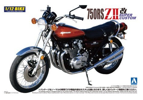 Aoshima 41789 1/12 Kawasaki 750RS ZII Super Custom Motorcycle