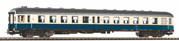 Piko 59689 HO Scale 1/87 Center Entrance Cab Car 2nd Cl. DB IV Blue/Beige