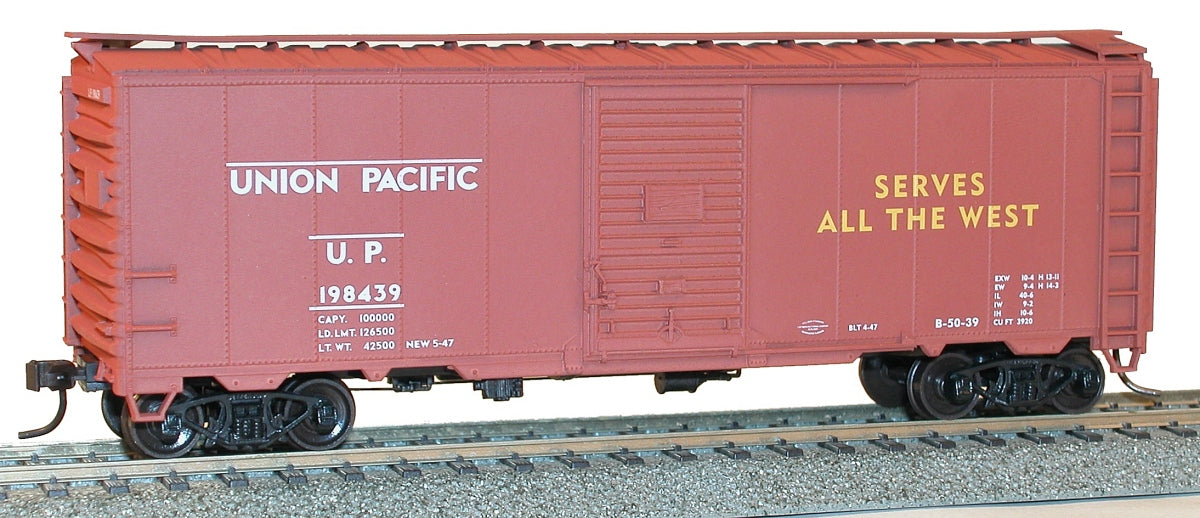 Accurail 35049 Ho 40' Aar Steel Boxcar Up