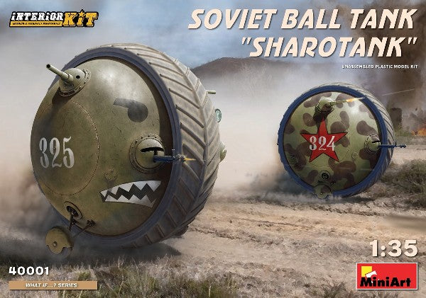Miniart Models 40001 1/35 Soviet Ball Tank Sharotank w/Interior