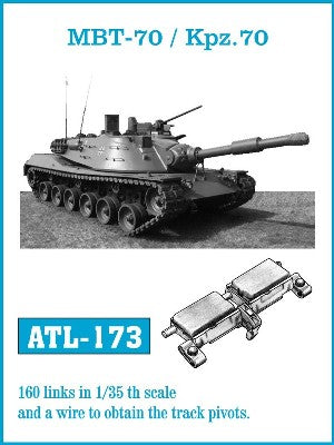Friulmodel 173 1/35 MBT70/Kpz70 Track Set (160 Links)