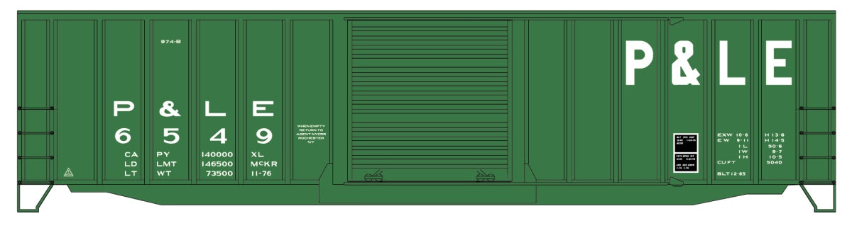 Accurail 5660 Ho 50'Ep Steel Boxcar P&Le