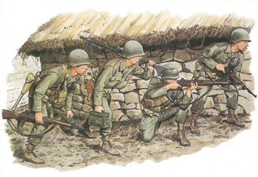 Dragon Models 6808 1/35 US GI's Pusan Perimeter Soldiers 1950 (4) (Re-Issue)