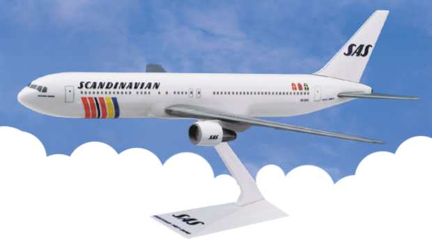 Flight Miniatures LP2016 B767-300 Sas 1/200