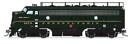 Broadway Limited 6690 HO Scale EMD F7A - Sound and DCC - Paragon4 -- Pennsylvania Railroad 9658A (Brunswick Green, single stripe)