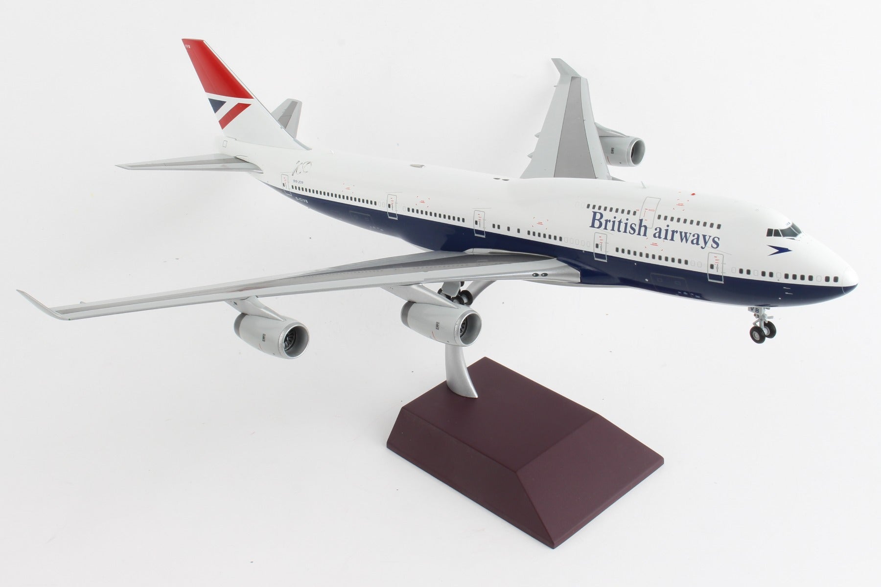 Gemini Jets 1/200 G2BAW841 Gemini200 British 747-400 1/200 Negus Reg#G-Civb (**)