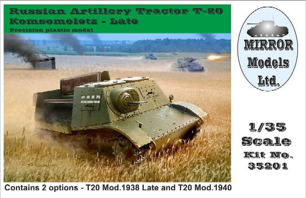 Mirror Models 35201 1/35 Russian Artillery Tractor T20 Late Komsomoletz (D)