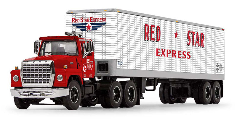 Dcp 60-1275 1/64 Scale Red Star Express - Ford LT 9000 Day