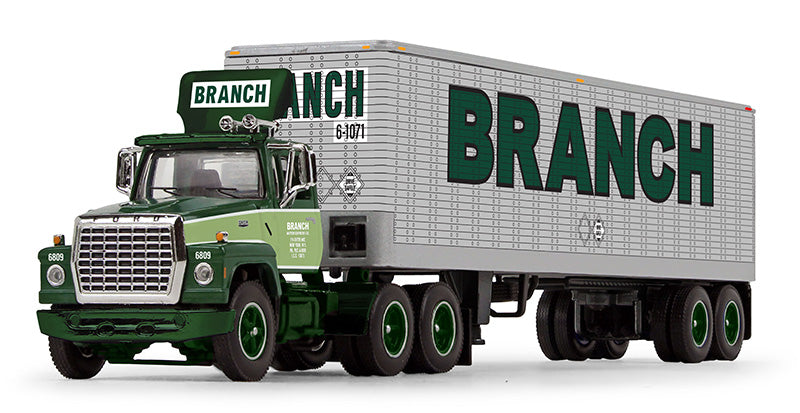 Dcp 60-1281 1/64 Scale Branch Motor Express - Ford LT 9000 Day