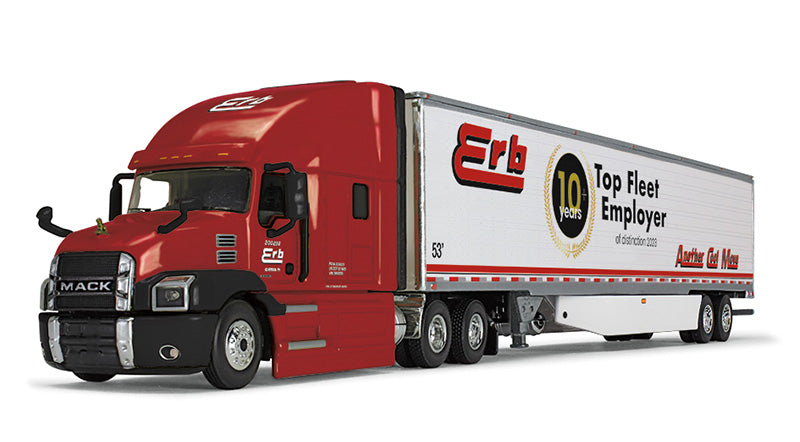 Dcp 60-1768 1/64 Scale Erb Transport - Mack Anthem High-Roof Sleeper and