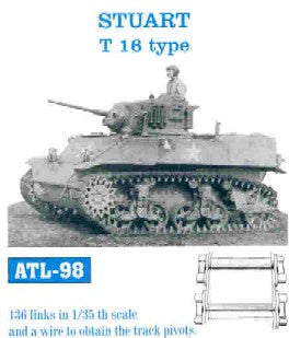 Friulmodel 98 1/35 Stuart T16 Track Set (136 Links)