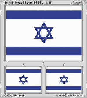 Eduard 36415 1/35 Armor- Israeli Flags (Painted)(D)