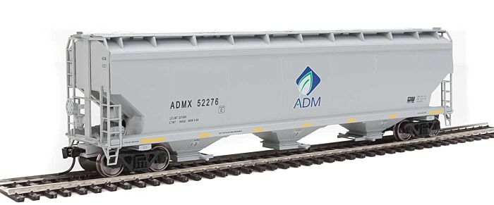 Walthers Mainline 910-7682 HO Scale 60' NSC 5150 3-Bay Covered Hopper - Ready to Run -- Archer-Daniels-Midland ADMX #52276