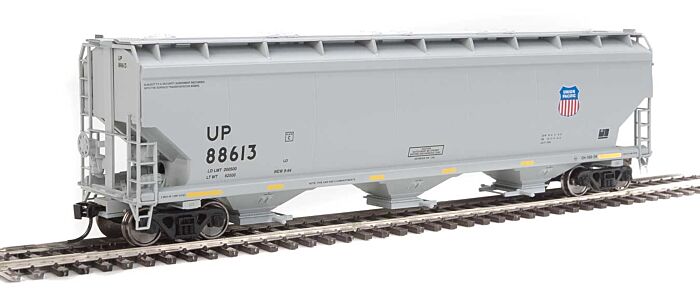 Walthers Mainline 910-7710 HO Scale 60' NSC 5150 3-Bay Covered Hopper - Ready to Run -- Union Pacific(R) #88613