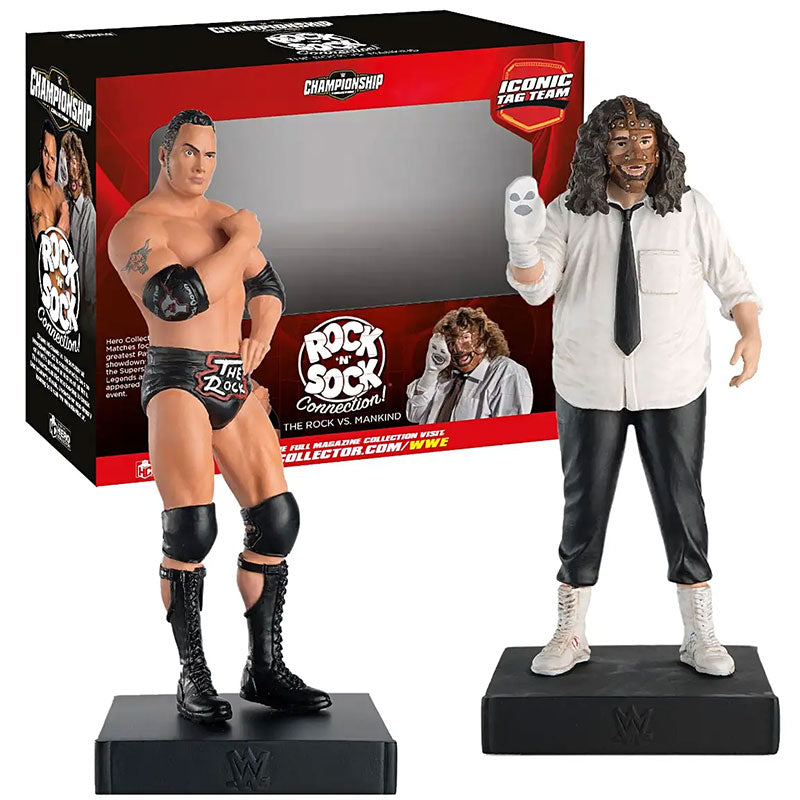 Eaglemoss WWEUK802 Wwe Iconic Tag Team: Rock 'N' Sock Connection