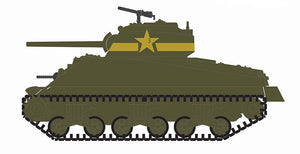 Greenlight 61040-C 1/64 Scale 1943 M4 Sherman Tank US Army World War